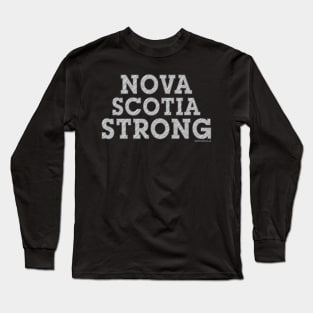 Nova Scotia Strong Metal Plate Long Sleeve T-Shirt